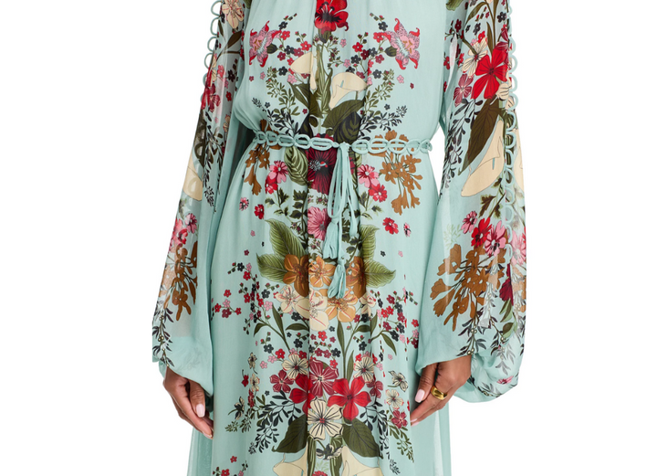 FARM Rio Beauty Bouquet Maxi Dress MSRP $348