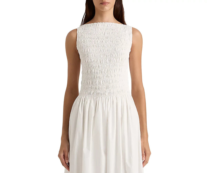 Faithfull the Brand Margot Smocked Maxi Dress MSRP $250