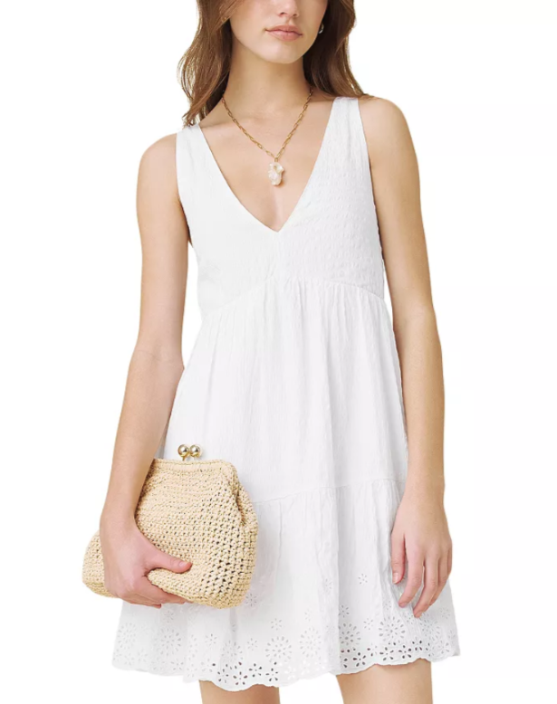 Splendid Gigi Tiered Mini Dress MSRP $158
