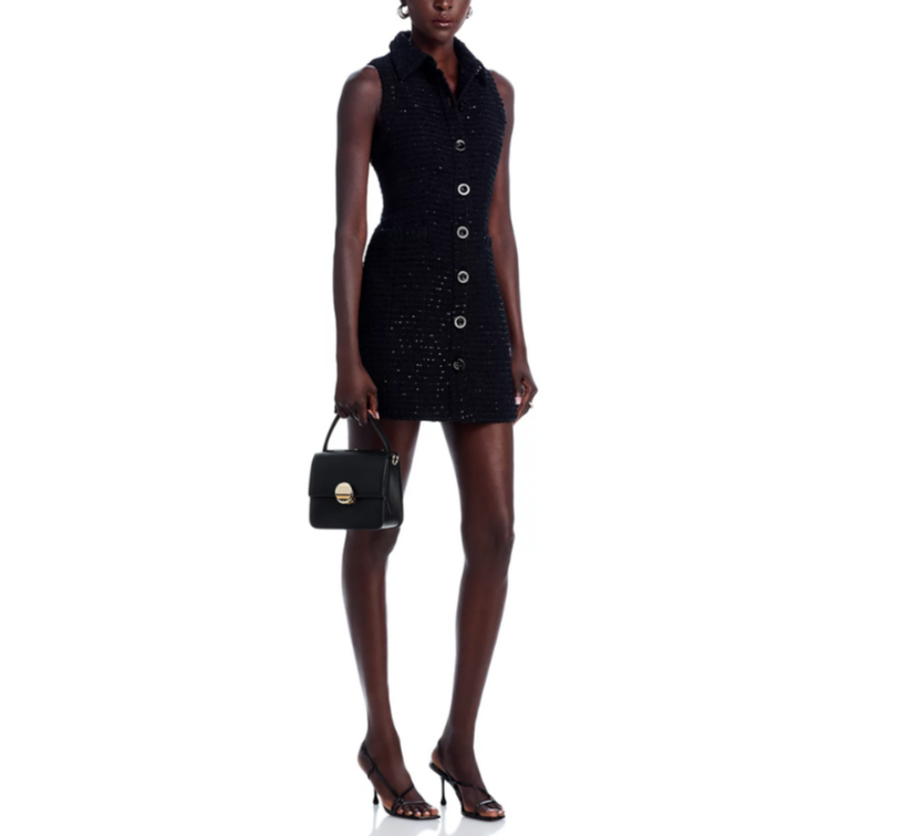 TOCCIN Sophia Button Front Tailored Dress MSRP $545