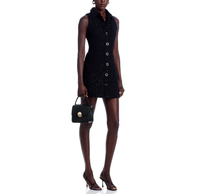 TOCCIN Sophia Button Front Tailored Dress MSRP $545
