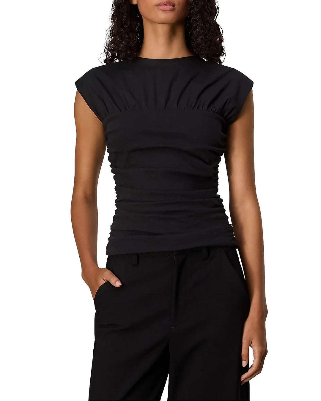 rag & bone Mica Ruched Top MSRP $88