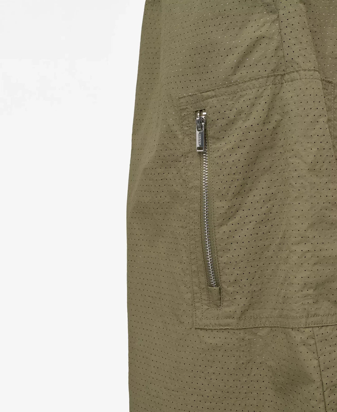 DKNY Women's Perforated Zip-Front Midi Skirt MSRP $109