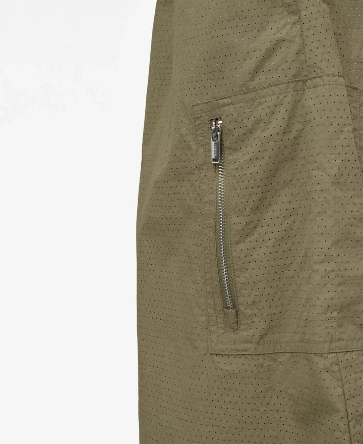 DKNY Women's Perforated Zip-Front Midi Skirt MSRP $109