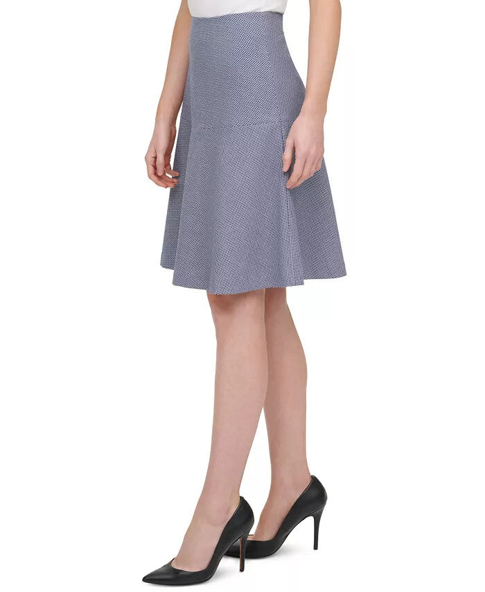 Tommy Hilfiger Textured A-Line Skirt MSRP $89