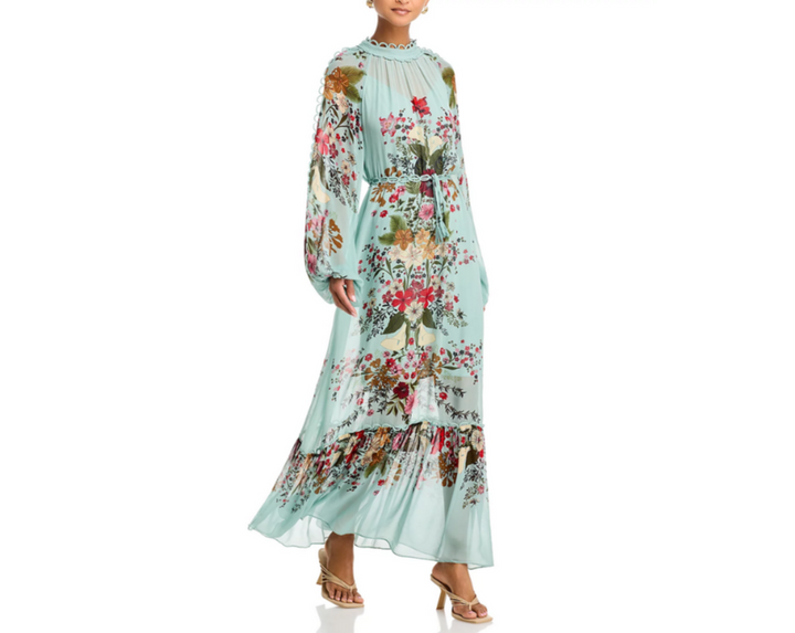 FARM Rio Beauty Bouquet Maxi Dress MSRP $348