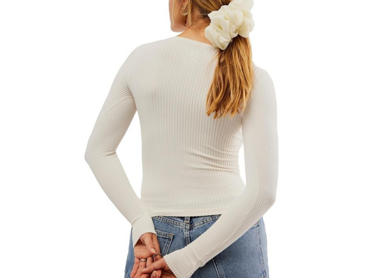 Free People Clean Slate Seamless Layering Top MSRP $58