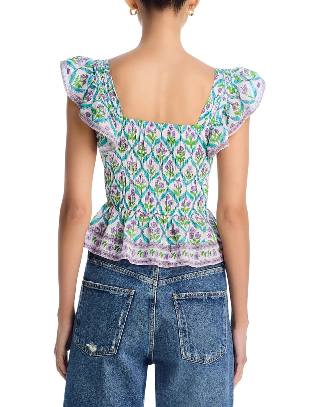 Bell Fleur Smocked Top MSRP $198