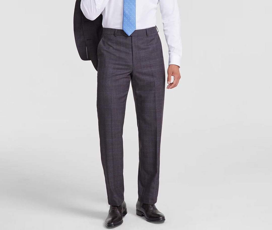Michael Kors Men Classic-Fit Wool-Blend Suit Separate Pants MSRP $200
