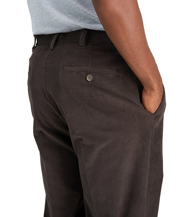 Haggar Men's Classic-Fit Stretch Corduroy Pants MSRP $80