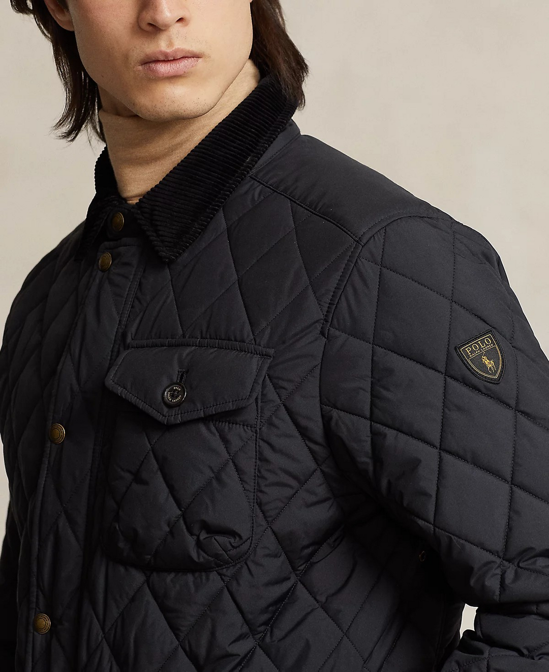 Polo Ralph Lauren Men's Beaton Quilted Water-Repellent Full-Zip Jacket MSRP $298