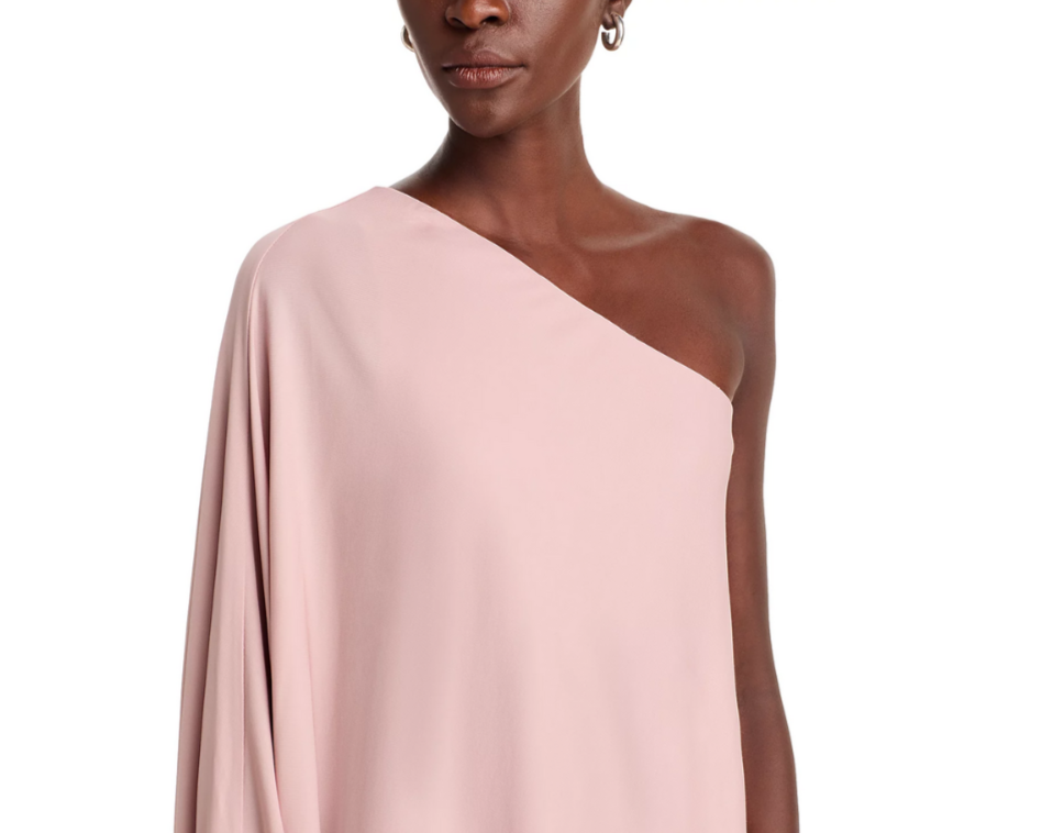 NAOMI x BOSS 2.0 Escapa Draped One Shoulder Gown MSRP $495