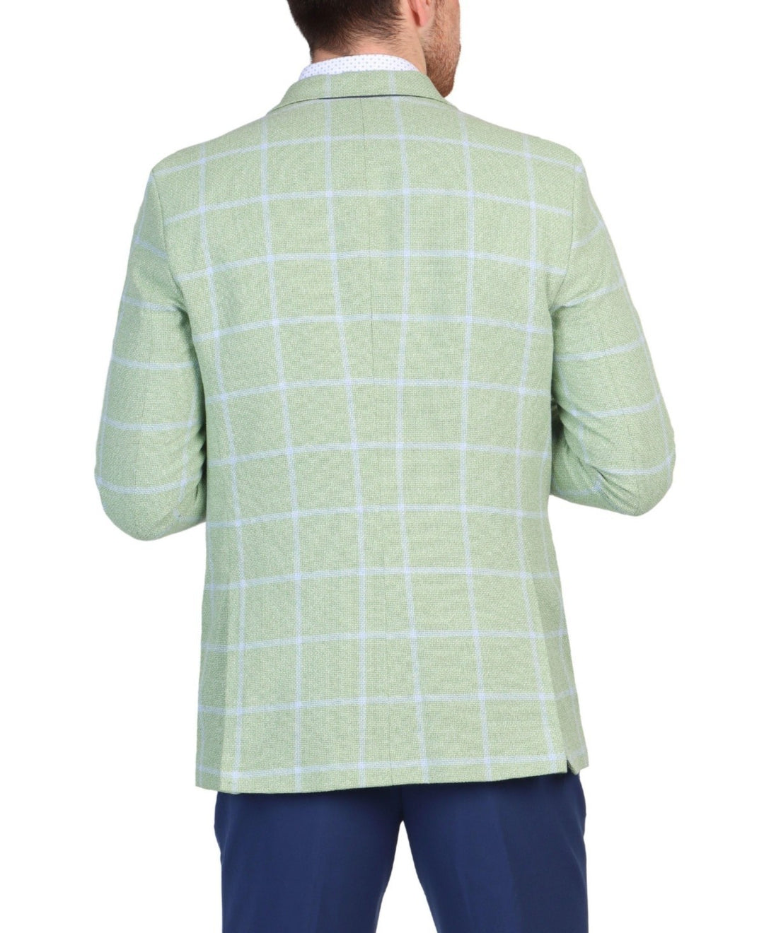 Tailorbyrd Men's Yarn Dye Windowpane Sportcoat MSRP $325