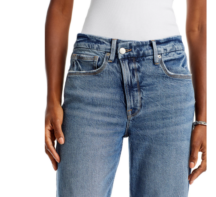 Good American Good '90s High Rise Straight Jeans MSRP $159
