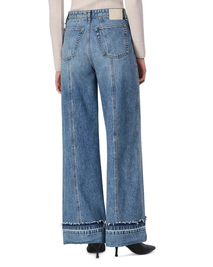 rag & bone Marina High Rise Wide Leg Jeans MSRP $318