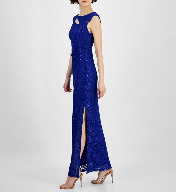 Connected Women's Lace Cutout Gown MSRP $109