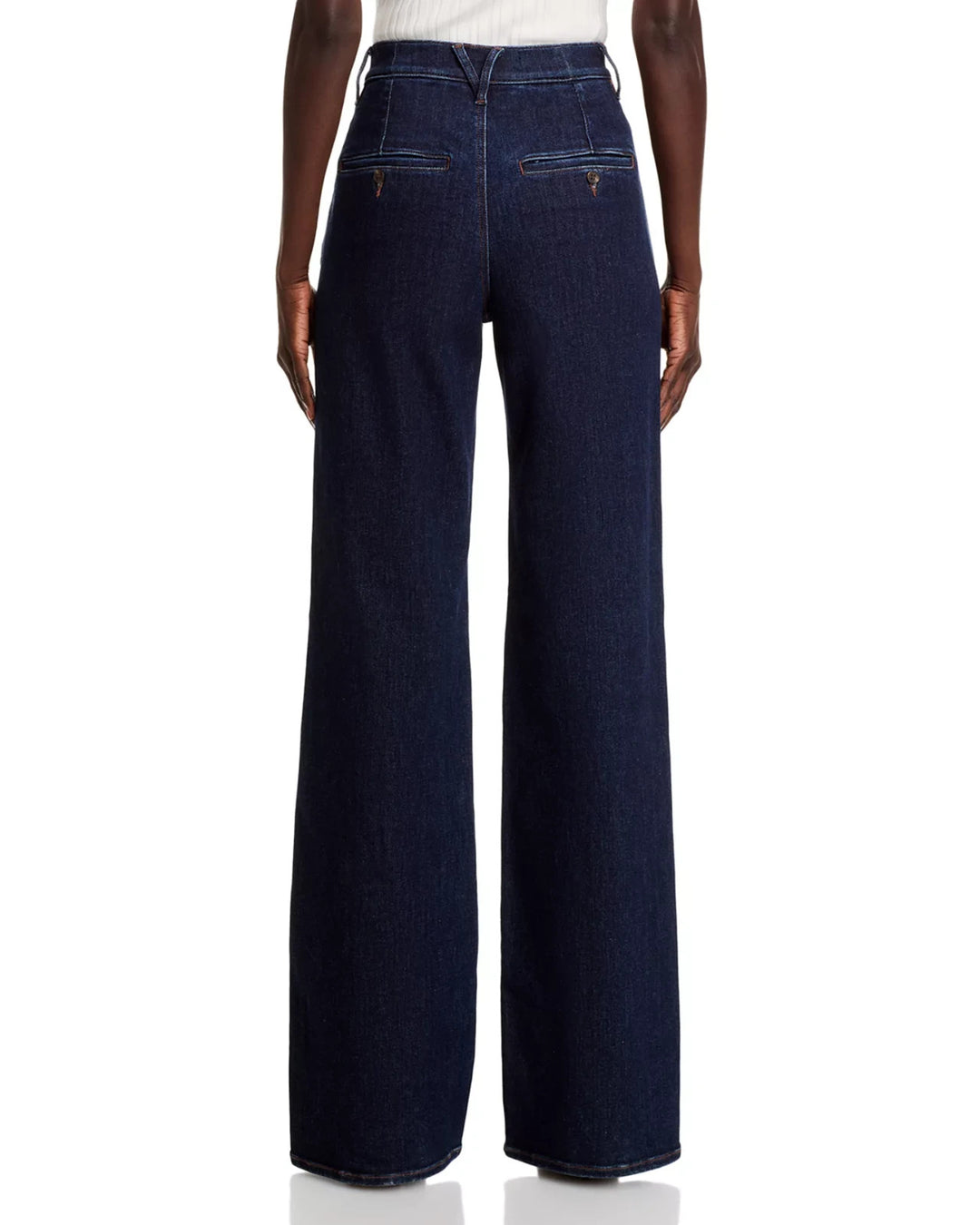 Veronica Beard Crosbie High Rise Wide Leg Trouser Jeans MSRP $298