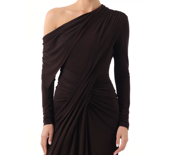 Jason Wu Collection One Shoulder Draped Gown MSRP $3295