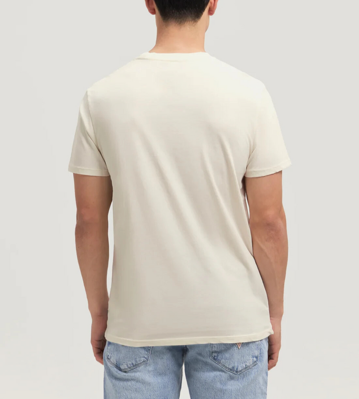 GUESS MEN Eco Beige World Stamps T-shirt MSRP $39 Size XXL