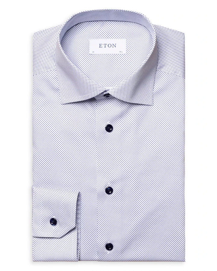 Eton Slim Fit Signature Dot Shirt MSRP $270