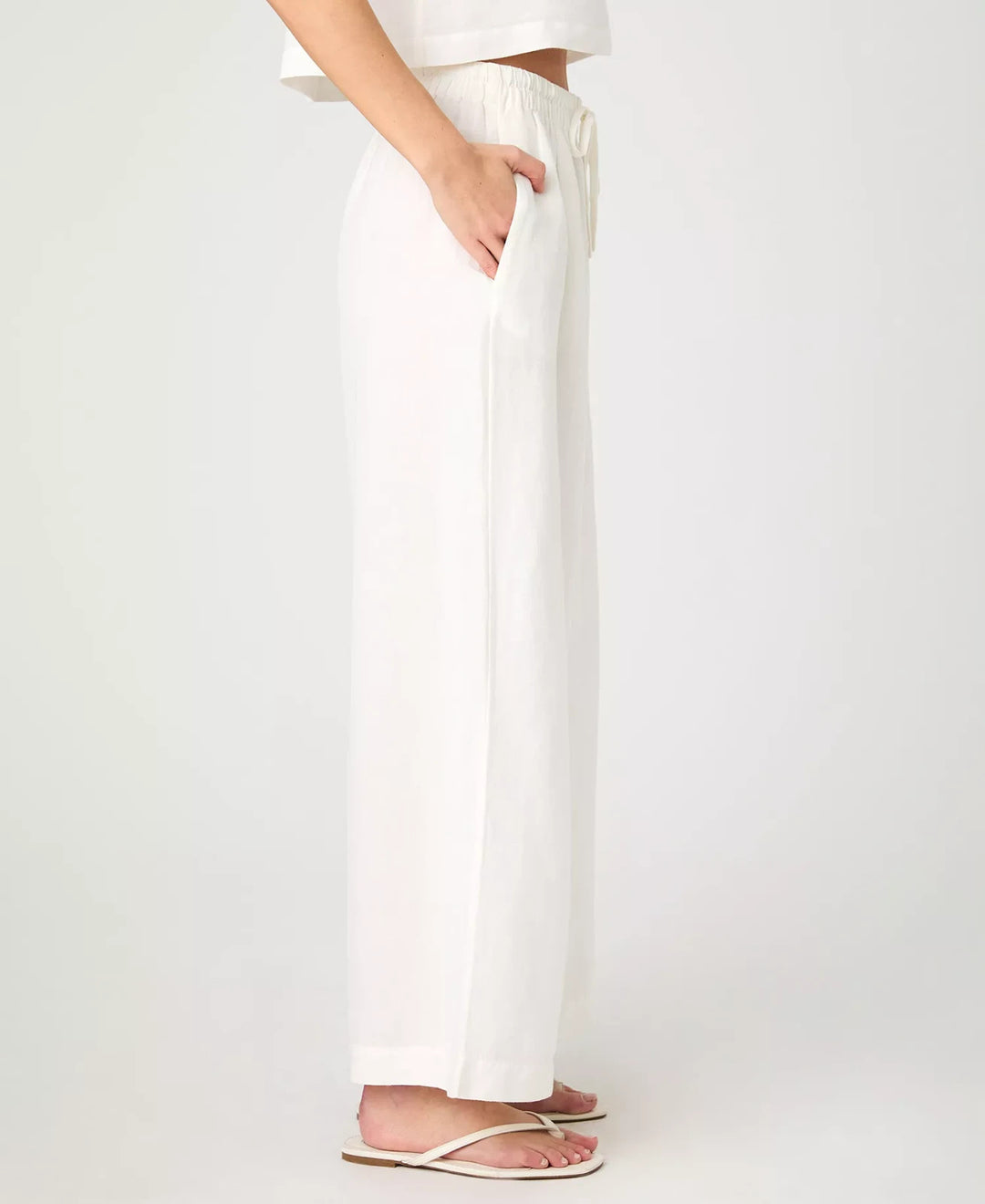 French Connection Women's Birdie Wide-Leg Trousers MSRP $128