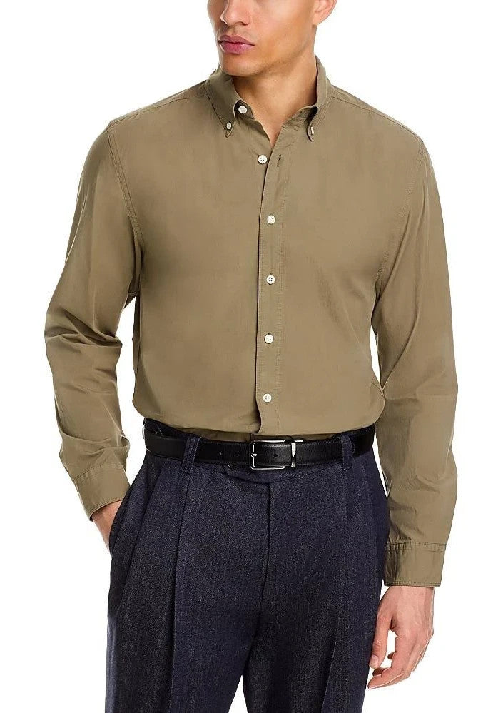 The Men's Store Standard Fit Cotton Sport Shirt MSRP $88