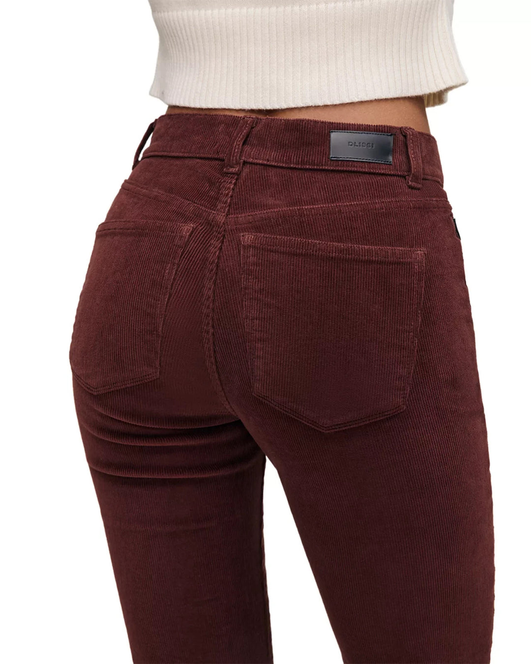 DL1961 Patti High Rise Ankle Straight Corduroy Jeans MSRP $219