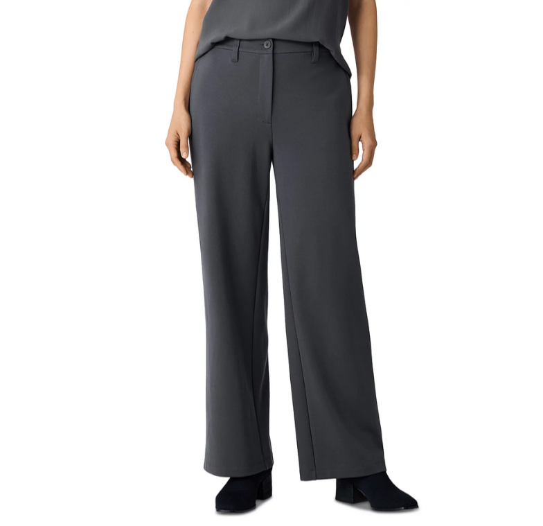 Eileen Fisher Plus Size Wide Leg Pants MSRP $198