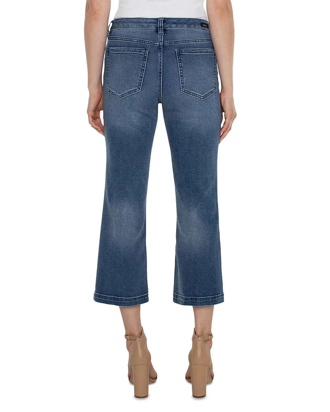 Liverpool Los Angeles Hannah Flared Crop Jeans