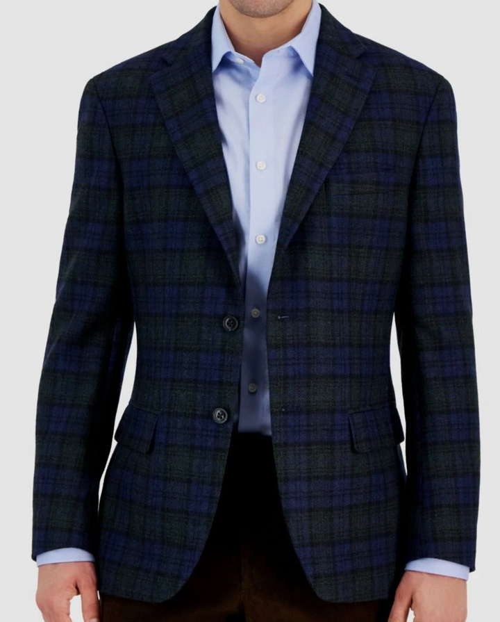 Tommy Hilfiger Men's Modern-Fit All Wool Sport Coats MSRP $375