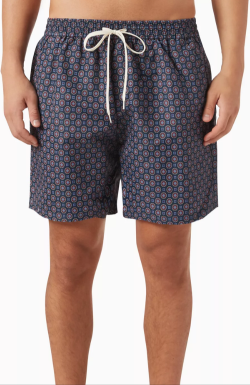 Les Deux Stan Printed Swim Trunks MSRP $89