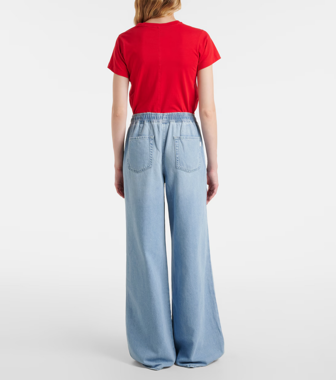 7 for All Mankind Pull-on Hana Wide Leg Jeans MSRP $198