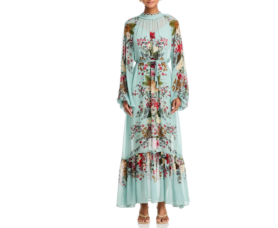FARM Rio Beauty Bouquet Maxi Dress MSRP $348