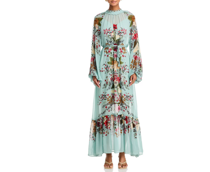 FARM Rio Beauty Bouquet Maxi Dress MSRP $348