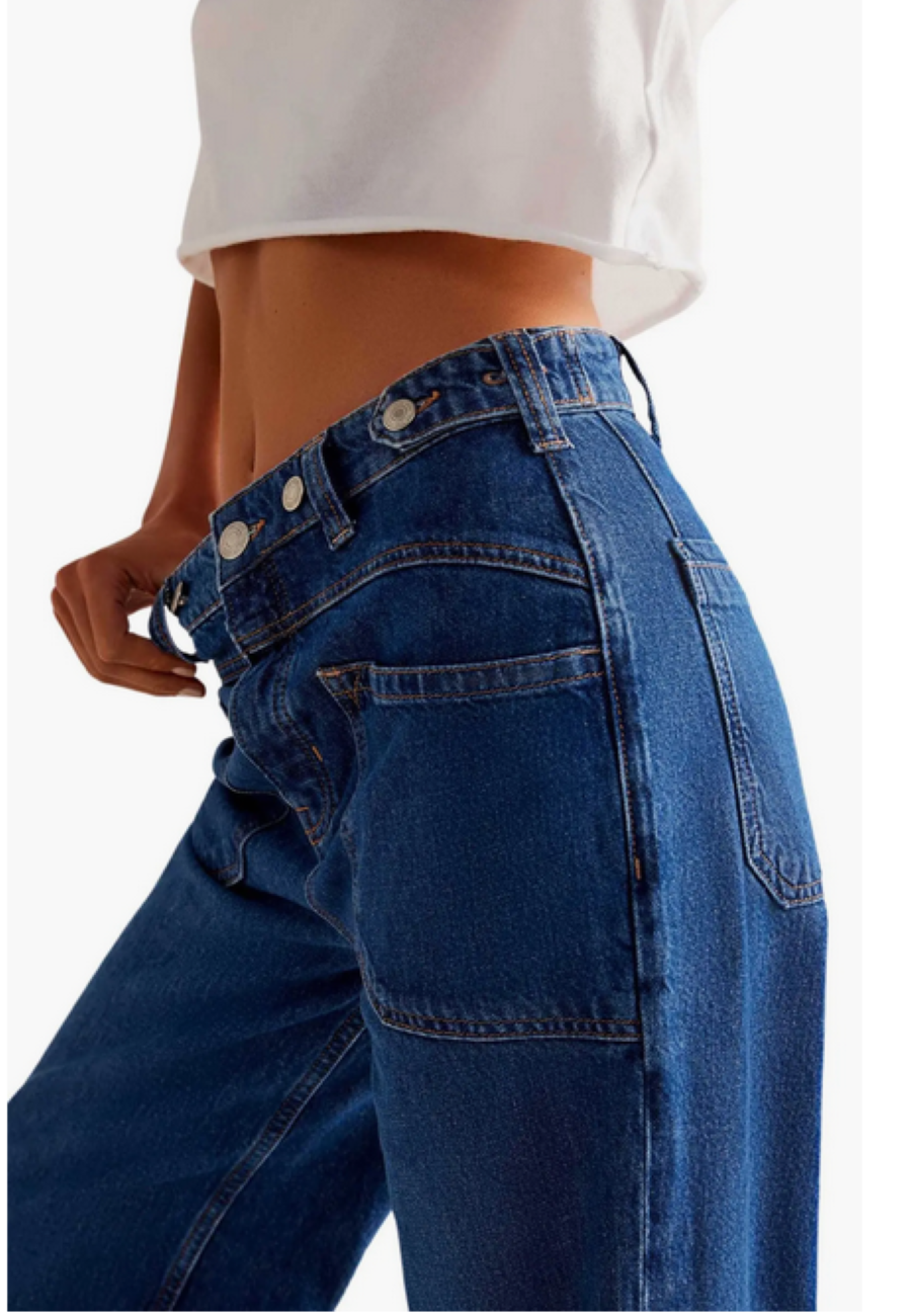 Free People We The Free Palmer Cuffed Jeans MSRP $128