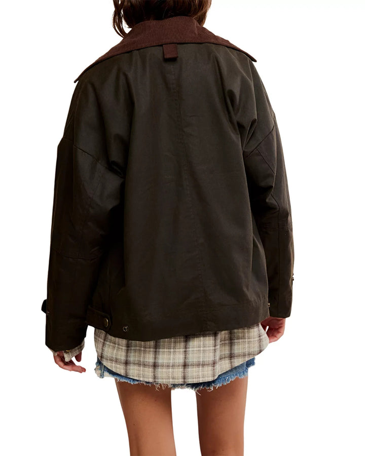 Free People Cori Waxed Jacket MSRP $298
