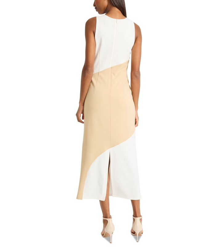 Donna Morgan Colorblocked A-Line Dress MSRP $128