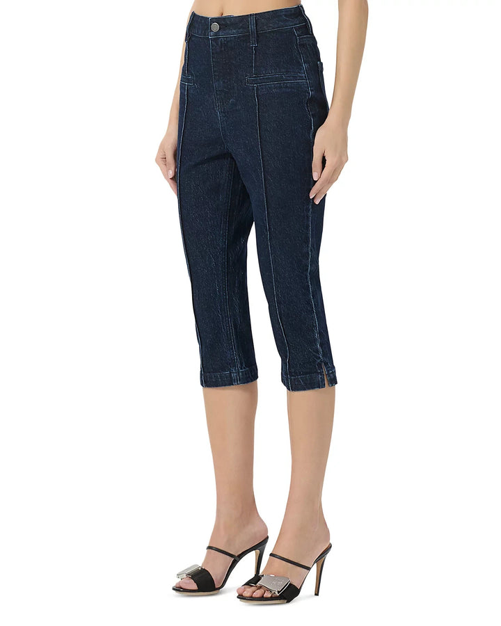 AFRM High Rise Pixie Seamed Cropped Jeans MSRP $88