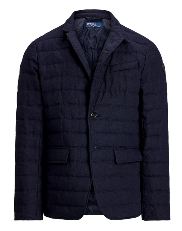 Polo Ralph Lauren Quilted Linen Down Jacket
