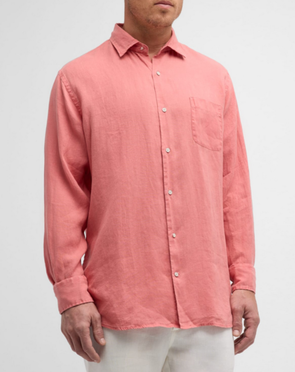 Peter Millar Crown Coastal Garment Dyed Sport Shirt MSRP $160