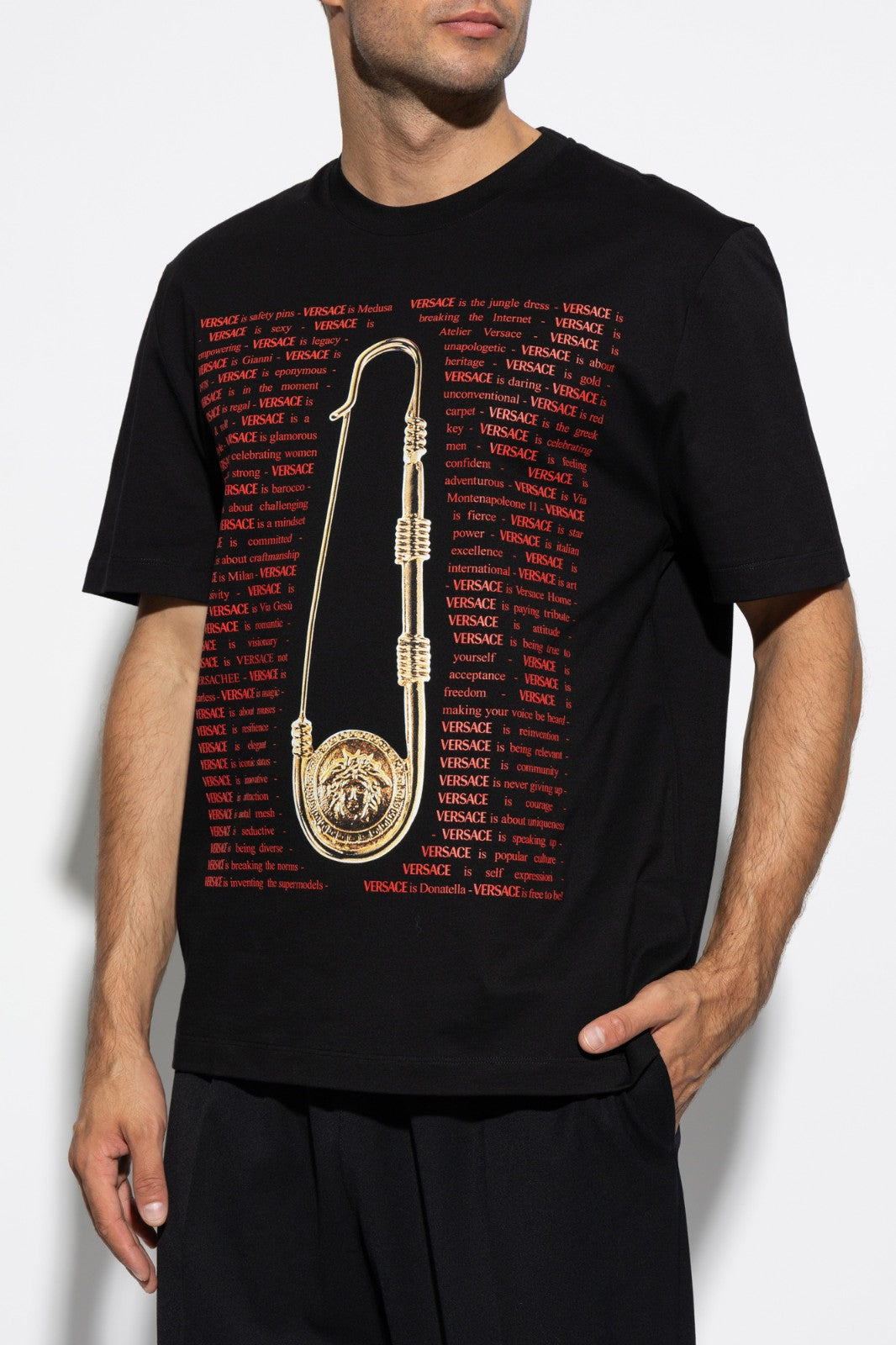 Versace Men Printed T-Shirt MSRP $695