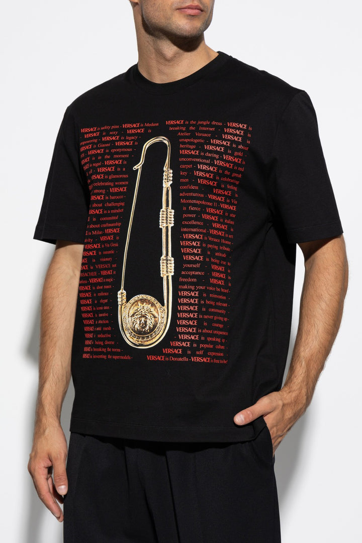 Versace Men Printed T-Shirt MSRP $695
