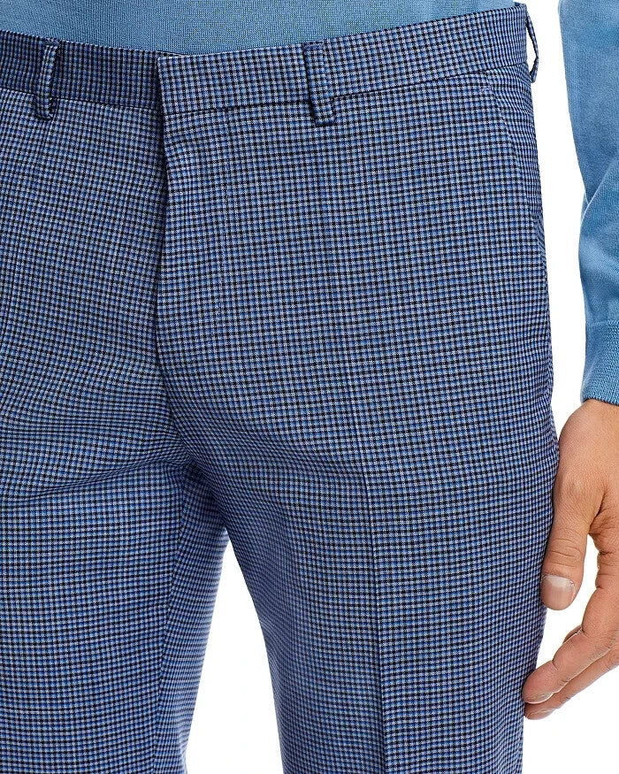 HUGO Hesten Check Extra Slim Fit Pants MSRP $198