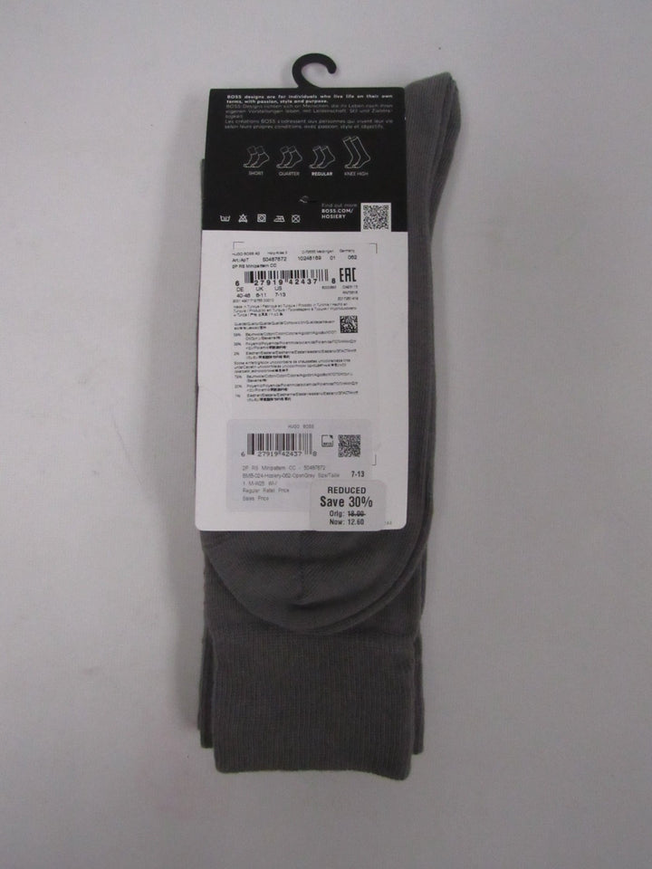 BOSS Mini Pattern Crew Socks, Pack of 2 MSRP $18