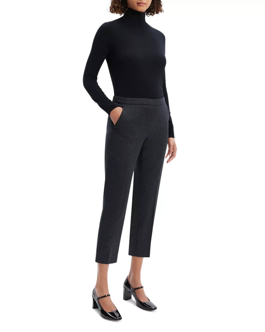 Theory Sleek Flannel Treeca Pull On Pant MSRP $255