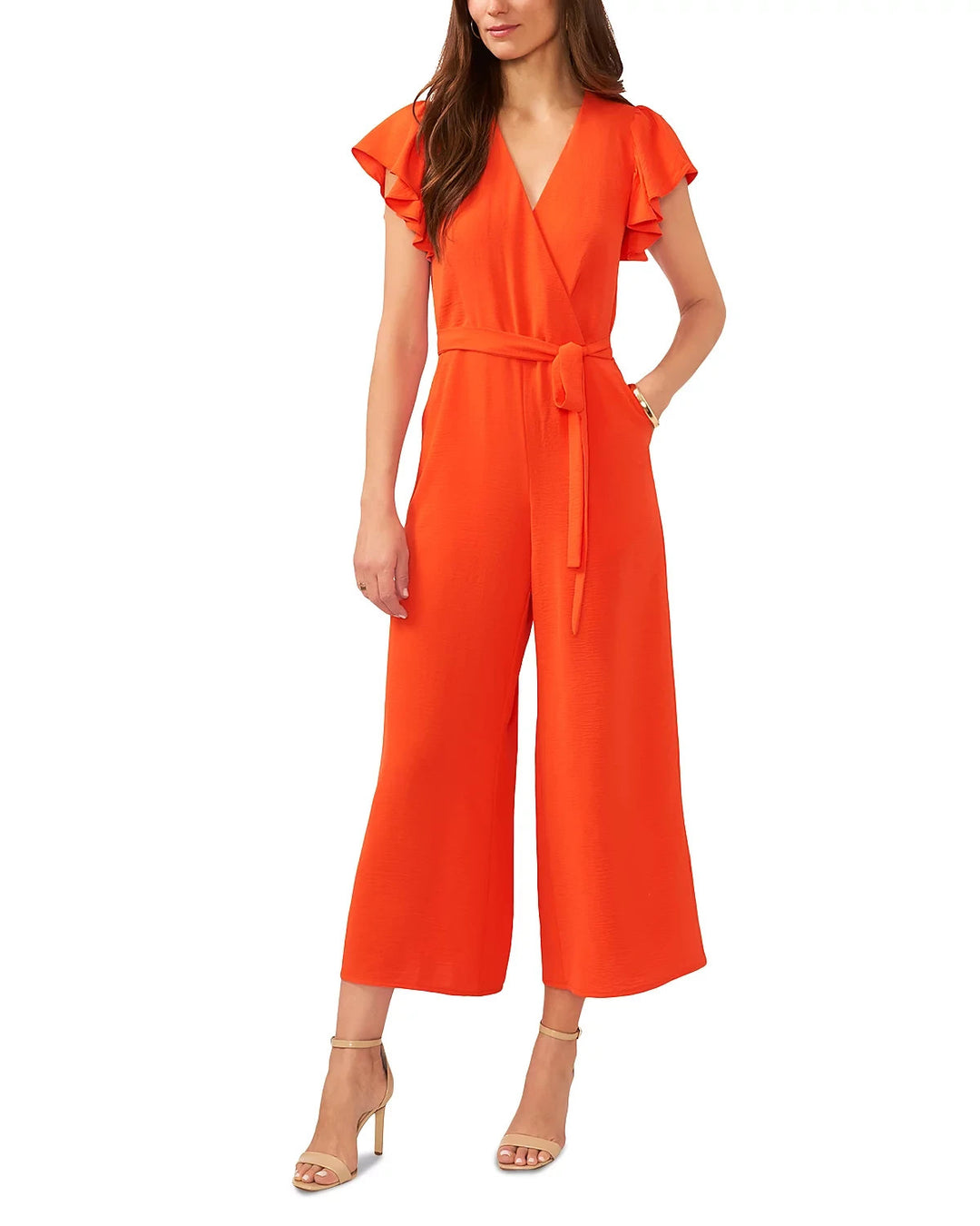VINCE CAMUTO Cropped Jumpsuit MSRP $109