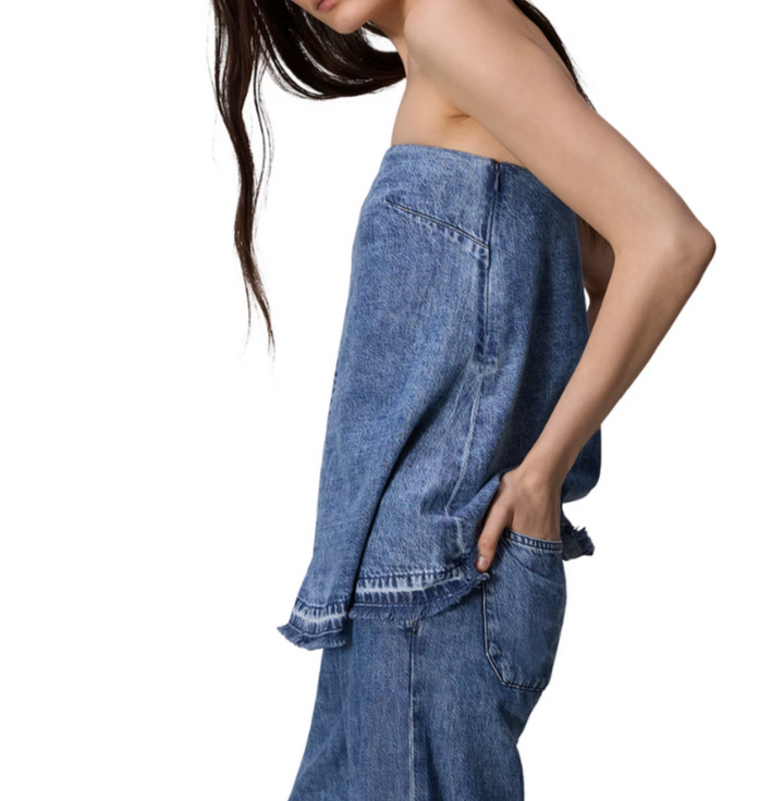 rag & bone Ultra Featherweight Aurora Strapless Top MSRP $198