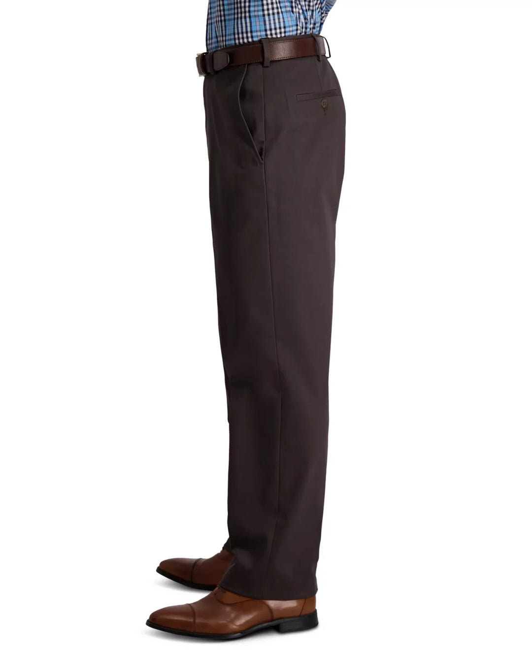 Haggar® Classic-Fit Flat Front Hidden Comfort Waistband Pant MSRP $70