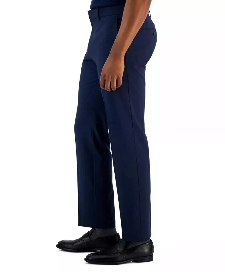 Perry Ellis Portfolio Men's Modern-Fit Stretch Resolution Dress Pants MSRP $95