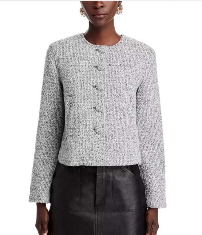 Proenza Schouler White Label Lea Bouclé Jacket MSRP $750